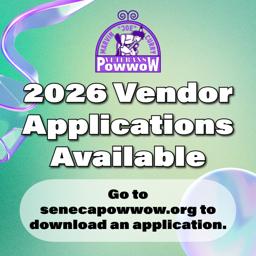 2026 vendor applications are now available for the 2026 Marvin Joe Curry Veterans Powwow
